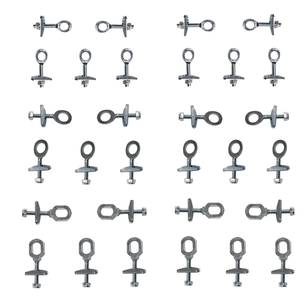 Yuauy 10 pcs Adjustable Bike Chain Adjuster each 3 kinds Bicycle Chain Tensioners Zipper Wheel Fixing Buckle Button Wheel Fastener Cycling Regulator 10.5/12.5/14mm for Single Speed Bike 30 pcs 1 set