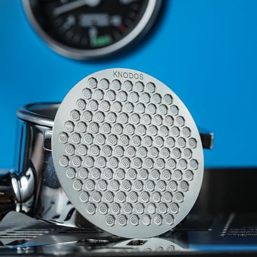 Image of Espresso Puck Screen 54mm - Stainless Steel Ultra Thin Espresso Filter Perfect Fit With Breville Barista Express, Pro, Touch, Bambino, Infuser, Easy Clean Design (Silver, 54mm)
