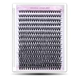 WONSIS Individual Lashes, Lash Clusters, 280 Pcs 40D Individual Lash Extensions, Natural Soft Lightweight Reusable, Thickness 0.07mm C Curl False Eyelashes 8/9/10/11/12/13/14/15/16mm (40D 8-16mm)