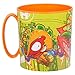 SUPER ZINGS | Taza para niños y niñas con diseño de personajes - 350 ml | Taza infantil de plástico para microondas - Libre de BPA
