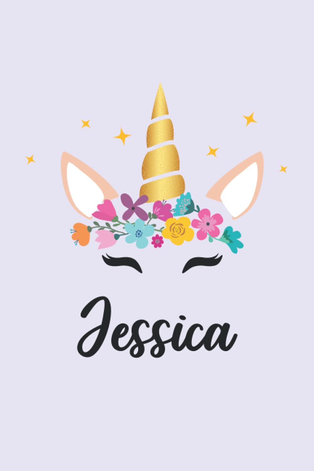 Jessica: Personalized Name Notebook | Wide Ruled Paper Notebook Journal | For Teens Kids Students Girls| For Home School College | 6x9 inch 120pages