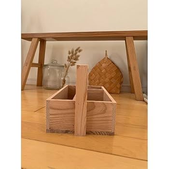 Amazon.co.jp: オーダー可能木製おかもちツールボックス/無垢材