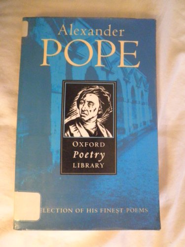 Alexander Pope 0192822705 Book Cover