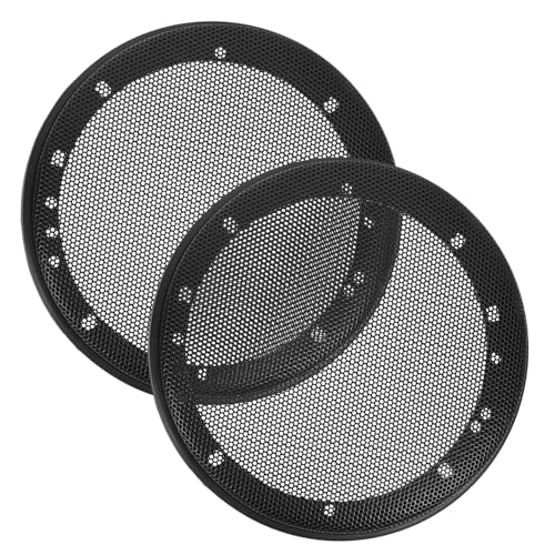 TINEASUR 2個車用スピーカー低音炮网罩 サブウーファー保護カバー スピーカ