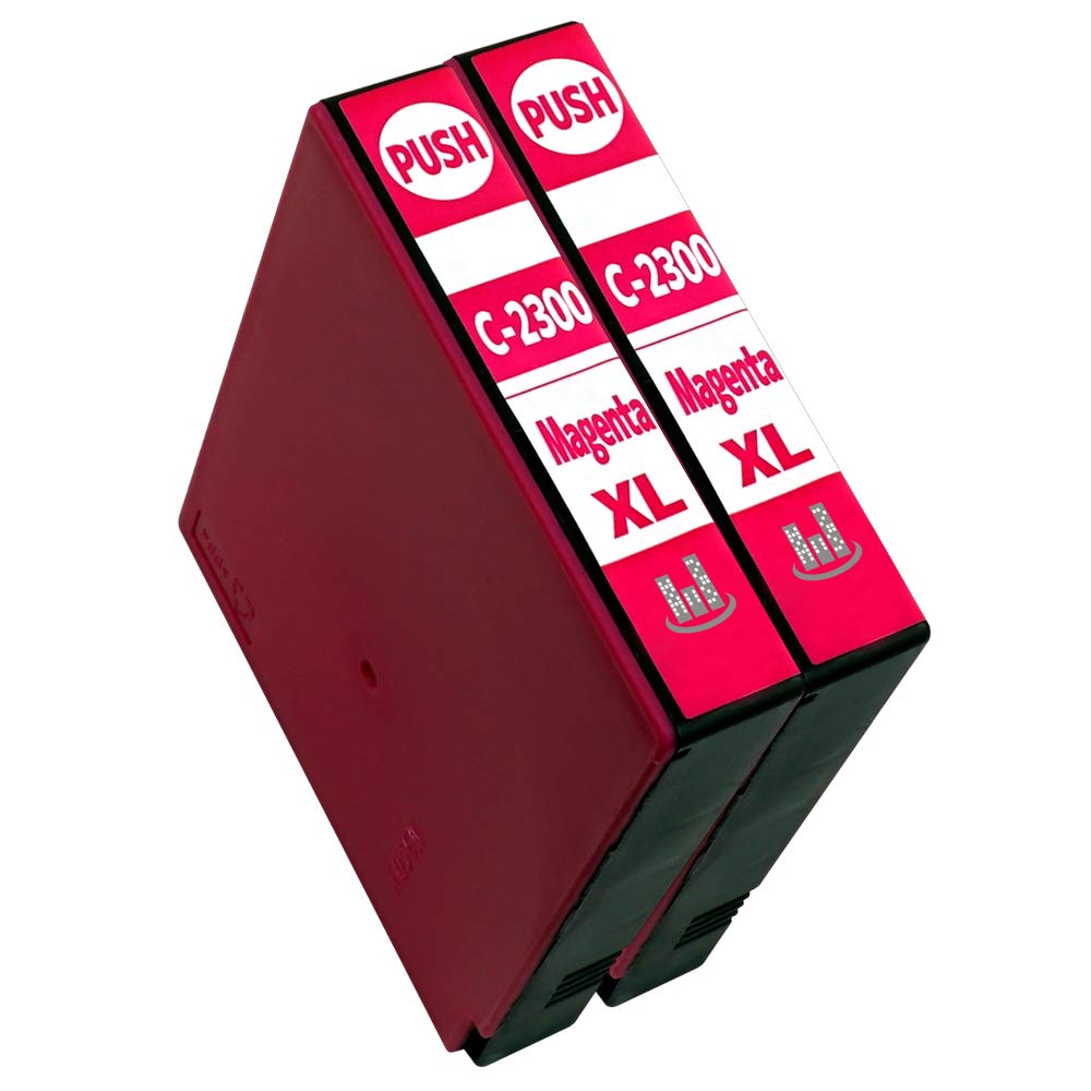 Amazon.co.jp: PGI-2300XL-M/マゼンタ×2 2本セット [Canon]新互換