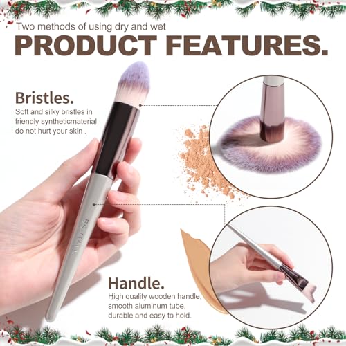 BS-MALL Makeup Brush Set 18 Pcs Premium Synthetic Foundation Powder Concealers Eye shadows Blush Makeup Brushes with black case