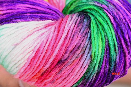 Image of Knitting Yarn Thick Chunky Wool, Sumo Tucan 300 GMS Best Used with Knitting Needles-GE Art-HAC