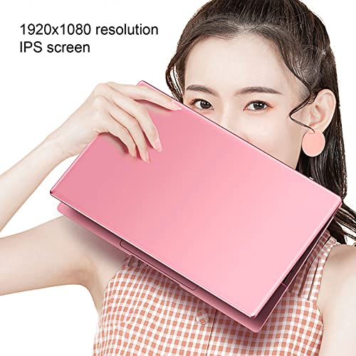 Yoidesu 14" Thin And Light Laptop, 2K Ips Hd Dispaly Pink Laptop Computer, For Intel N5095Cpu For Intel Uhd Graphics For Windows 11, 2.4G 5G Wifi Backlit Keyboard Webcam 6000Mah Battery(8+128G) #TOP2