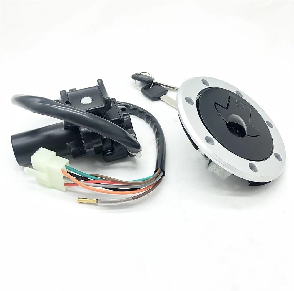 Ignition Switch Lock Key Fuel Gas Cap Fit For Kawasaki Ninja 250 ZX6R ZX7R ZX9R ZZR400 ZXR400 ZZR600 ZXR750