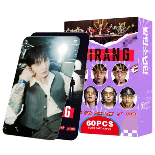 Micmieib 60Pcs 5th Album ARIRANG Photocards Lomo Card Merch Cards Gifts for Boys and Girls Birthdays Party Celebration Decoration