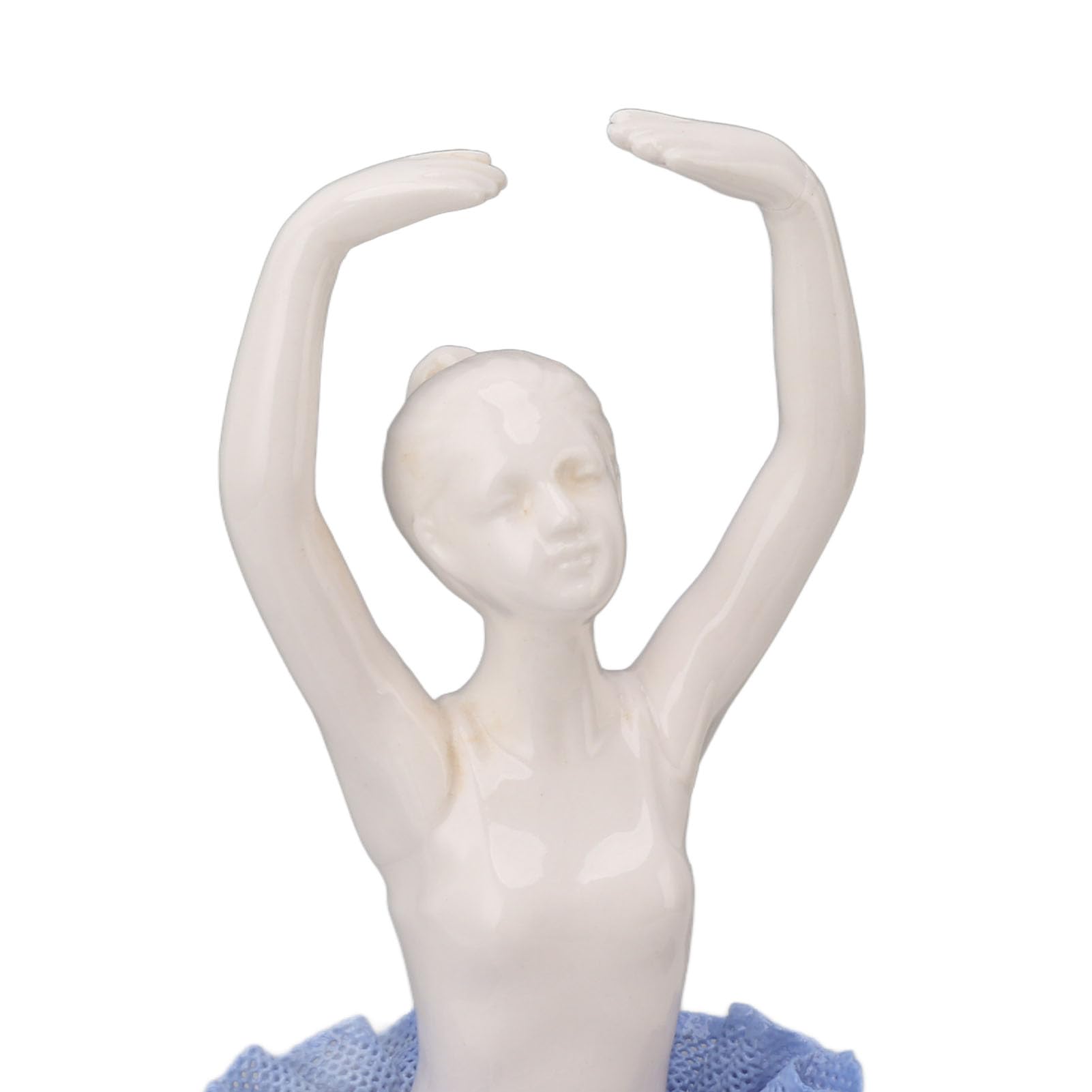 Wnvivi Statua Baletnicy, Figurka Baletnicy Rzeźba Ceramiczna Ozdoba na Biurko, Figurka z żywicy do Wystroju Domu Półka na Książki Dekoracja Stołu w Jadalni