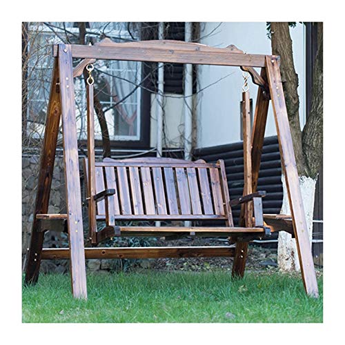 ELUKHT Creative Hotel Patio Porch Swing Glider with Stand 2 Person Garden Swing Outside Furniture Patio Swing Outdoor Lounge Chair Lazy Daze Hammocks Swing Bench Outdoor Porch