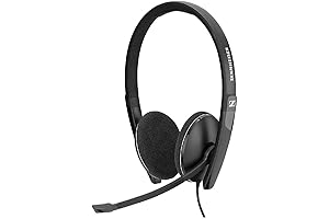 Sennheiser PC 32 Chat Lightweight Noise-Cancelling Microphone Headset