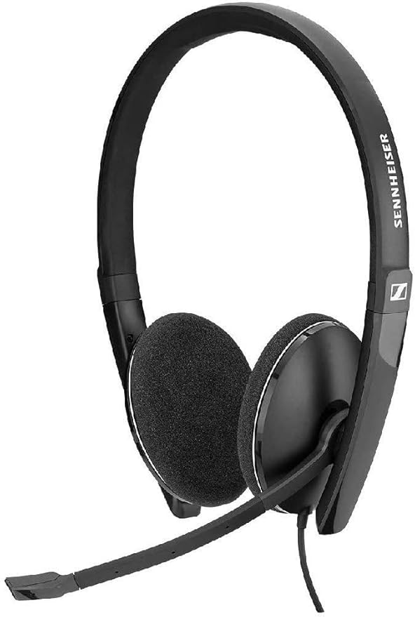 Sennheiser PC 3.2 Chat – Lightweight Stereo Headset with Adjustable Noise-Cancelling Microphone – for Internet Telephony and E-Learners – PC Connectivity- Great for Gaming, Work, & Study, Black at Rs. 2200