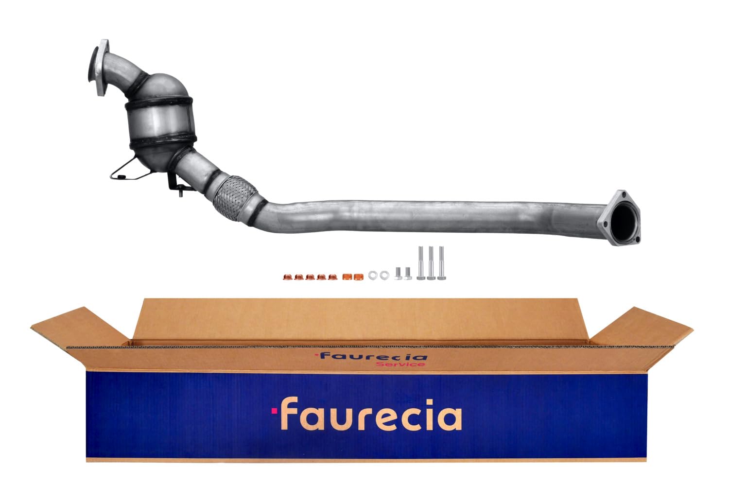 HELLA 8LE 366 050-271 Catalyseur - Easy2Fit® Kit - Euro 3 - une piece - Kit avec pièces d'assemblage - pour p.e. BMW 3 (E46)