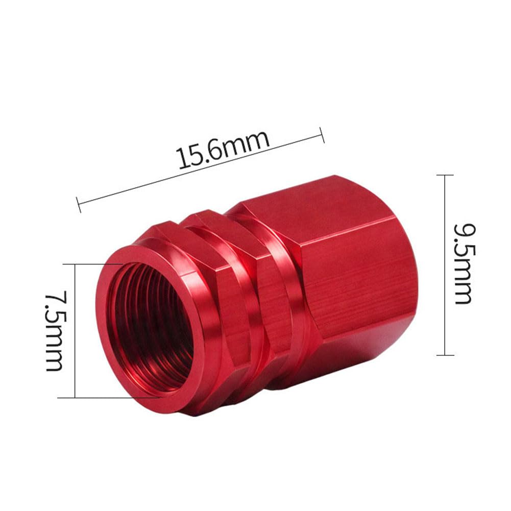 4 Tappi Valvole In Carbonio Look Per Fiat 500 | Cappucci Decorativi Per Pneumatici - Foto 5