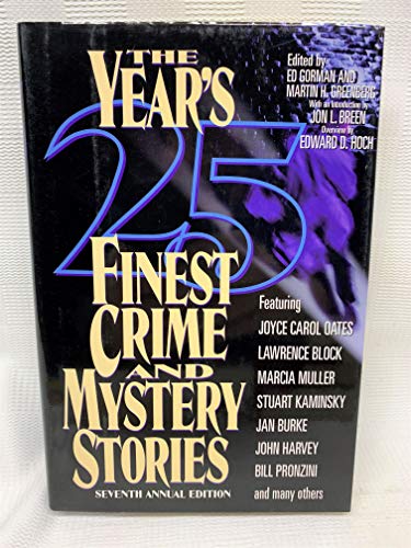 The Year's 25 Finest Crime and Mystery Stories 1997