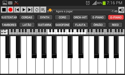 Cordas e Piano Teclado