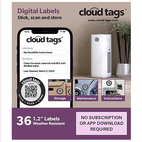 QR Code Cloud Tag Labels | No App or Subscription...