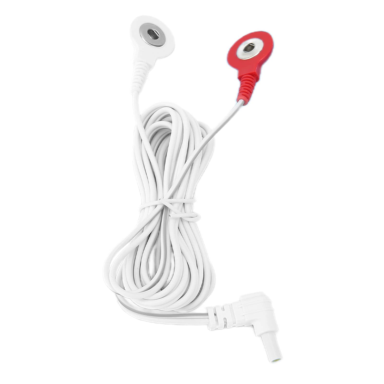 Buy 0.09in Electrode Lead Wires, 59 Inches 2?in?1 Red White Button Type