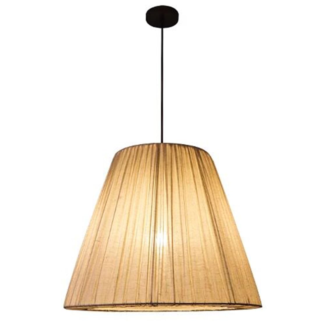 CSSYKV Japanese Style Fabric Chandelier Large Minimalist Pendant Lamp Shade 19.7 Inch Beige Hanging Linen Lanterns, Warm Wabi Sabi Indoor Lights for Chinese Style Living Dining Room Bedroom