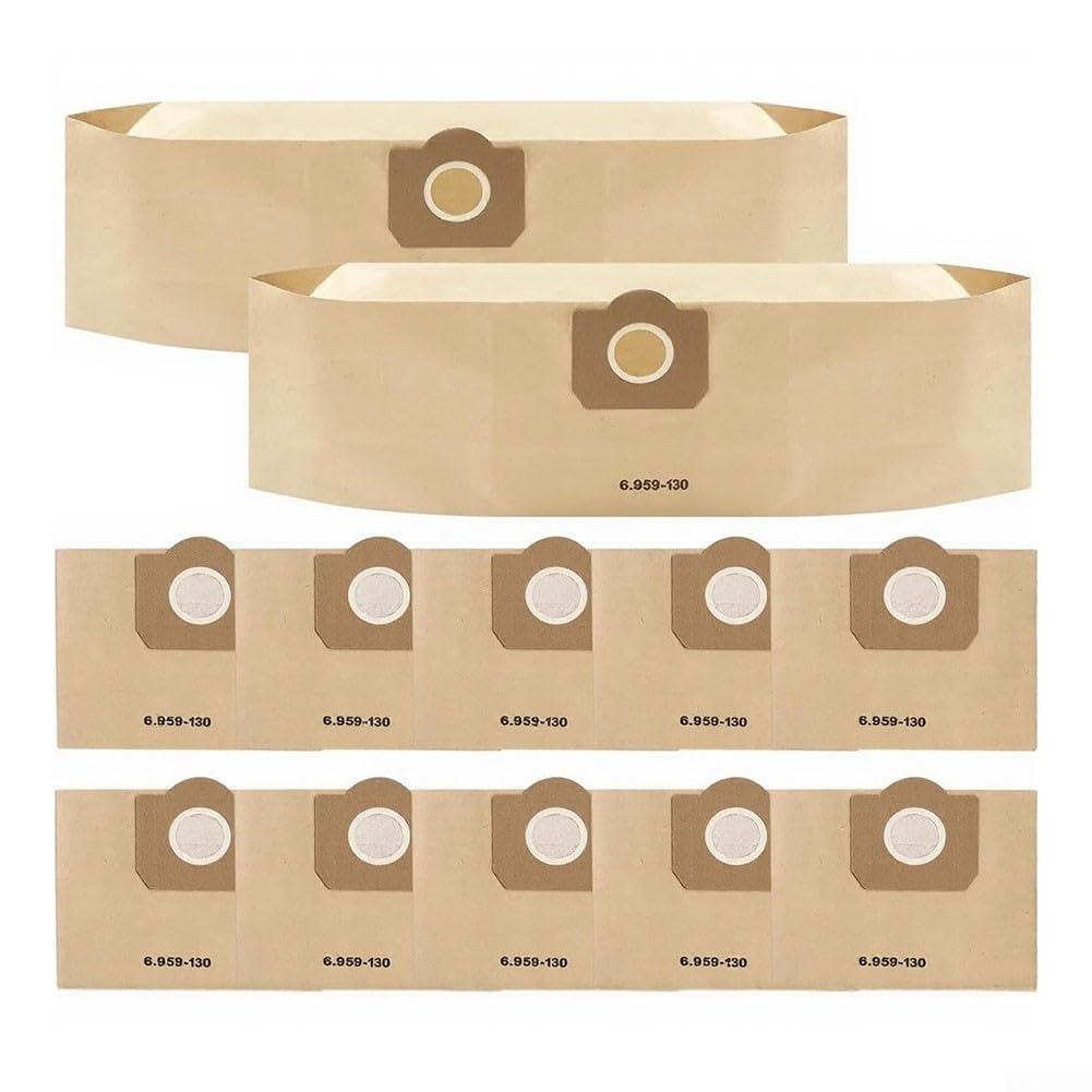 Vacuum Paper Bags 12-Pack for per karcher WD3 per mv3 Vacuum