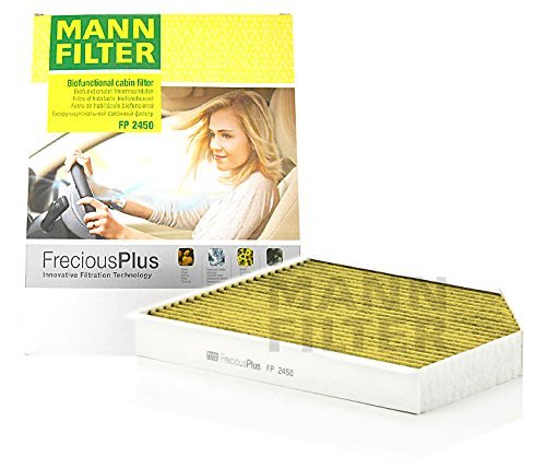 MANN 高性能エアコンフィルター (アウディ/A4・8K) FP-A02 天然ポリフェノール配合 抗菌・抗カビ・アレルゲン抑制・脱臭・除じん 【型式 8KCAB・8KCALF・8KCDH・8KCDNF 初年 07/11-】