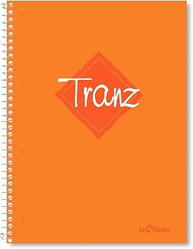 L  Color 2012095/1 Tranz PP Kapak, 1.hamur ka t Spiralli defter, Turuncu
