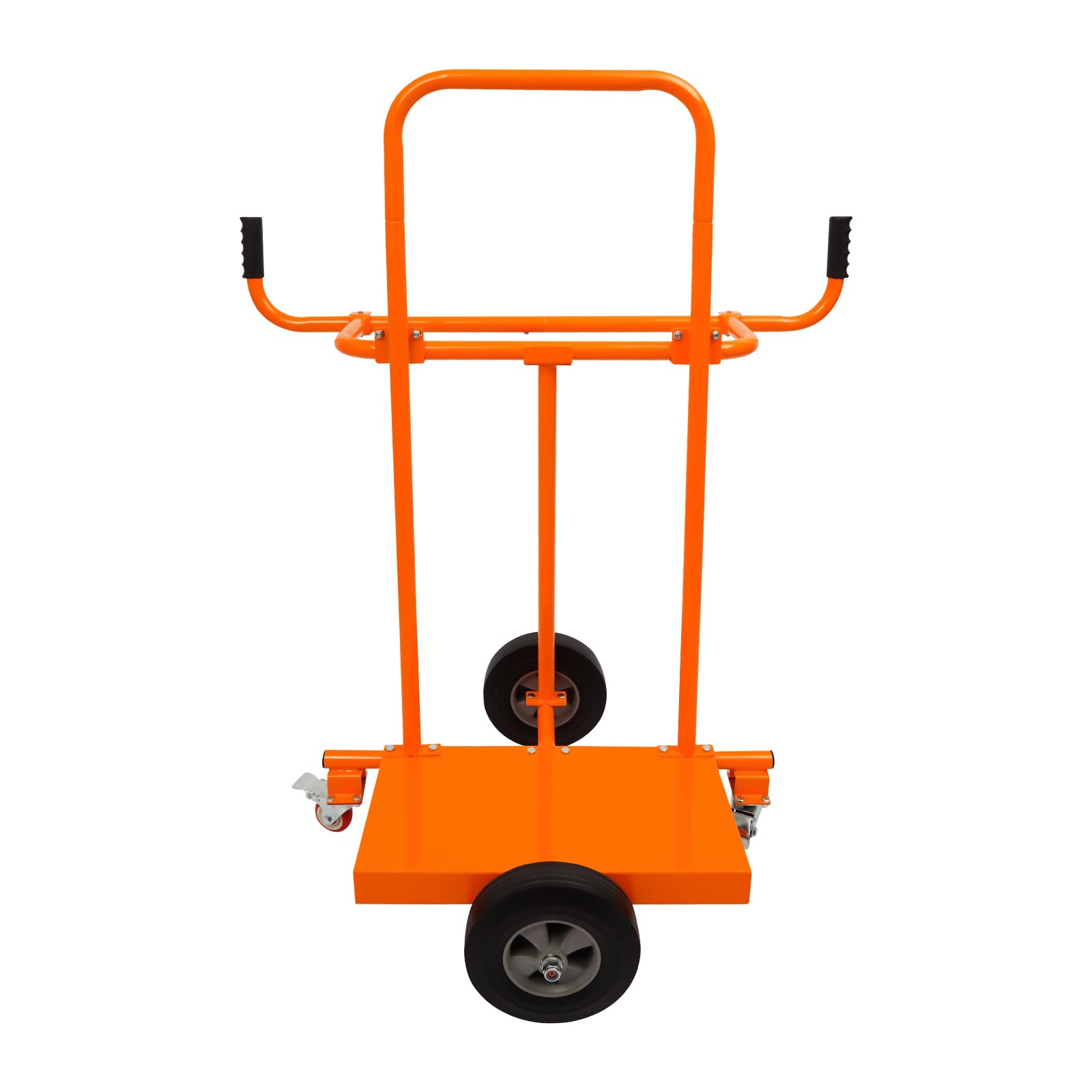 Carrello per piastre, portata 300 kg, carrello per piastre con 4 ruote, carrello di trasporto per il trasporto di pannelli, finestre, pannelli di legno (arancione)