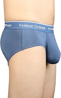 Mens Pouch Trunks Separate Big Enhance Underwear Briefs Comfy Mid-Rise Pouch Bikini Brief Boxer Briefs