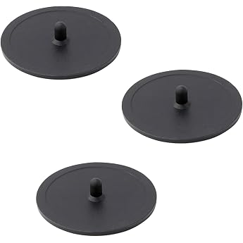 Pack of 3 Black Espresso Machine Backwash Disc 50 mm Espresso Cleaning Disc Blind Filter Portafilter Accessories Rubber Backflush Blind Filter for Coffee Machines Portafilter