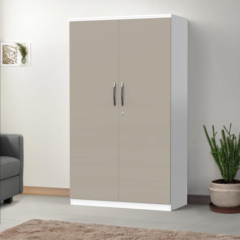 NEEHV Home Wooden Zen 2 Door Wardrobe for Living Room | Bed Room  