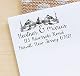 Adressstempel Printtoo mit personalisierbarem Monogramm