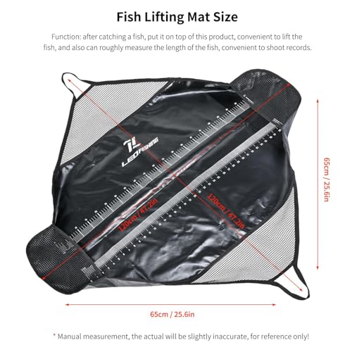 Sac de capture de poisson avec poignée robuste pour pesée sécurisée de carpe - 5