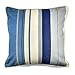 Fusion Whitworth Coussin Garni 100% Coton Bleu 43 x 43 cm