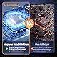 KiWiBiRD HDMI Splitter 1 in 2 Out HDMI Verteiler 2 Monitore Gleichzeitig Duplikator Zwei Monitore 4K 3D 2160p 1440p 1080p HDCP, Kompatibel mit PS5 TV Box Fernseher Gaming PC Laptop Projektor