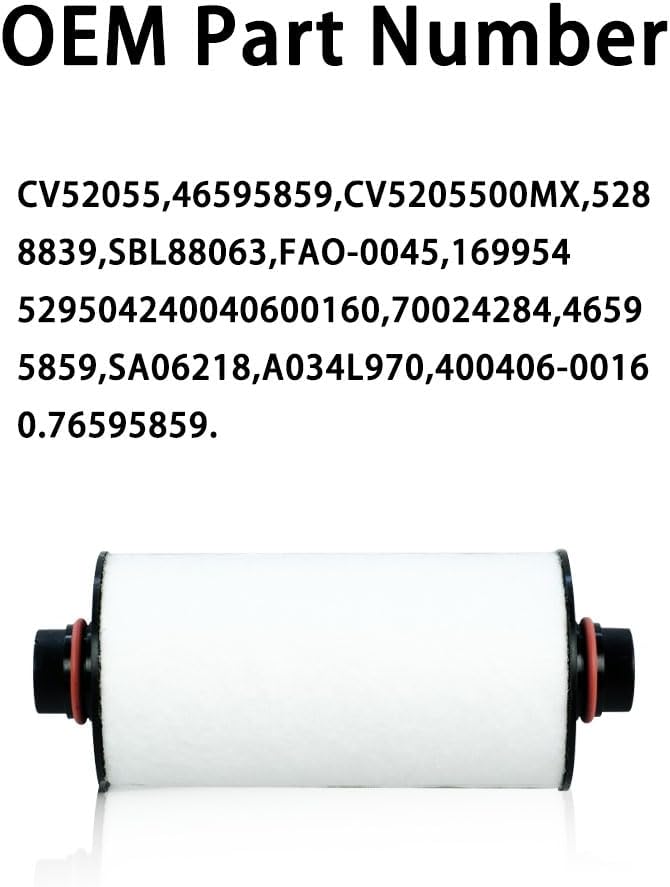 3pcs CV52055 Crankcase Vent Filter compatible with Cummins QSB3.3 QSB4.5 Engine For use with CVM200 Series, BOBCAT, KOMATSU, DOOSAN DAEWOO Replaces 46595859,CV5205500MX, 5288839, SBL88063, FAO-0045