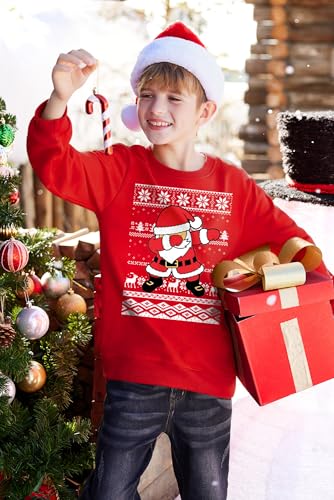 Besserbay Unisex Kids Ugly Christmas Sweatshirt Novelty Graphic Long Sleeve Sweater 4-14 Years 5 Besserbay Unisex Kids Ugly Christmas Sweatshirt Novelty Graphic Long Sleeve Sweater 4-14 Years - Image 6