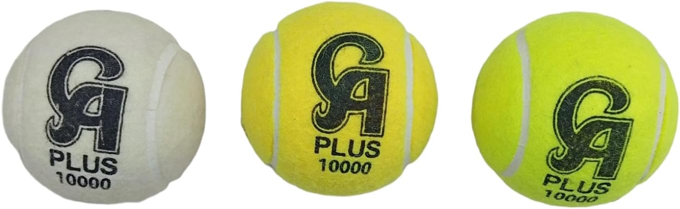 CA Sports Cricket Tennis Balls - Bulk Pack of 30