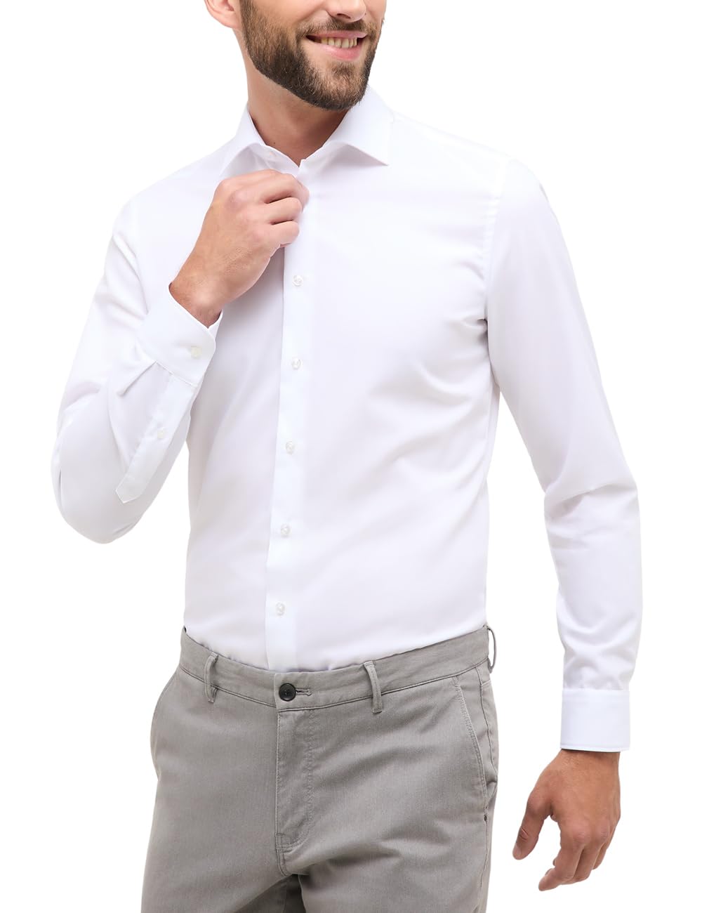 ETERNA Male Original Shirt unifarben Slim FIT