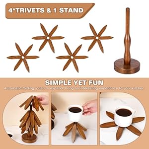 Woodentreetrivetsettreetrivetsforhotdisheswoodentrivetsforhotpotsfoldablekitchenwoodentreecoastersforhotbowlteapot Urban Country Home Decor Wooden tree trivet set tree trivets for hot dishes wooden trivets for hot pots foldable kitchen wooden tree coasters for hot bowlteapot urban country home decor