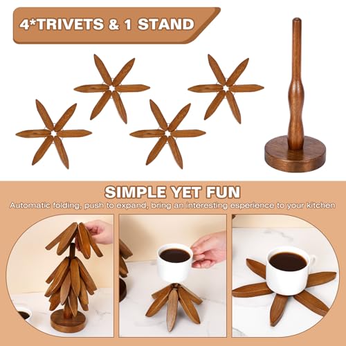 Woodentreetrivetsettreetrivetsforhotdisheswoodentrivetsforhotpotsfoldablekitchenwoodentreecoastersforhotbowlteapot Urban Country Home Decor Wooden tree trivet set tree trivets for hot dishes wooden trivets for hot pots foldable kitchen wooden tree coasters for hot bowlteapot urban country home decor