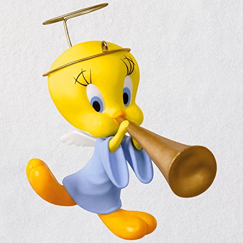 Hallmark Keepsake Christmas Ornament 2018 Year Dated, Looney Tunes Tweety Bird Christmas Angel