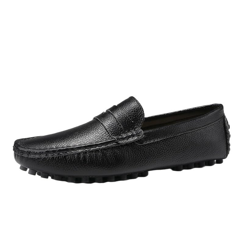 Shoes Men's Comfortable Flat Slip-on Loafers Low-top Round-Toe Oxford Shoes for Wedding Parties Work Men Versatile Casual Shoe
