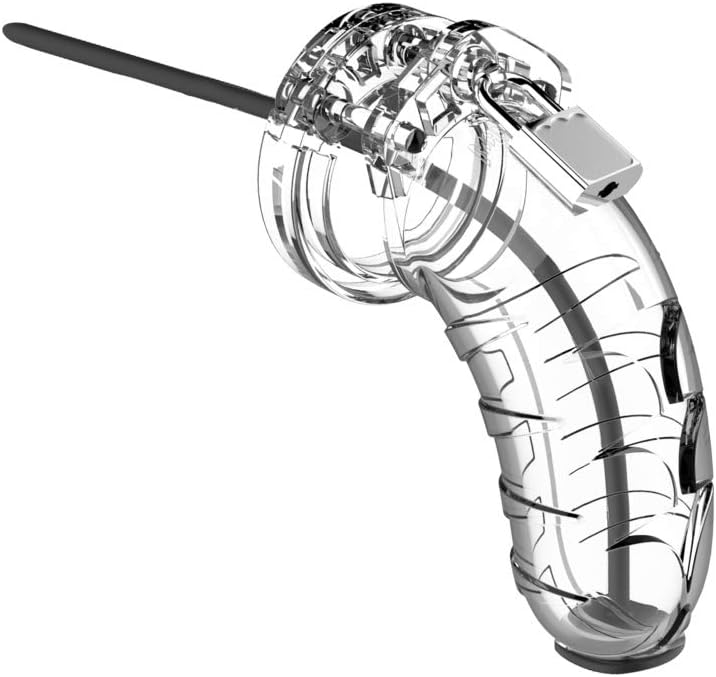 Shots Toys Model 16 Chastity 4.5 inches Cock Cage Silicone Urethral Sound