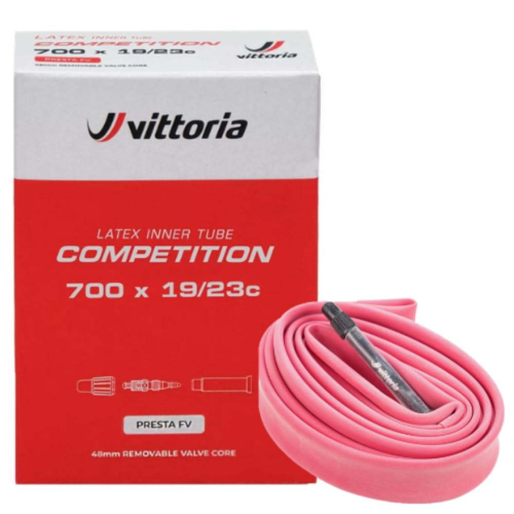 Vittoria Competition Latex Tube - Performance Bike Tire Tube - Lightweight Bicycle Inner Tubes for Racing