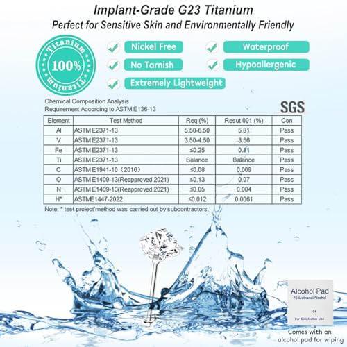 Nose Rings Studs G23 Titanium 20G Nose Studs for Women Men 18G Nose Rings Hoop Hypoallergenic Nose Piercings Jewelry 1.5/2/2.5/3 mm CZ L Shape Nose Screw Studs Hoop Rings for Helix Cartilage3
