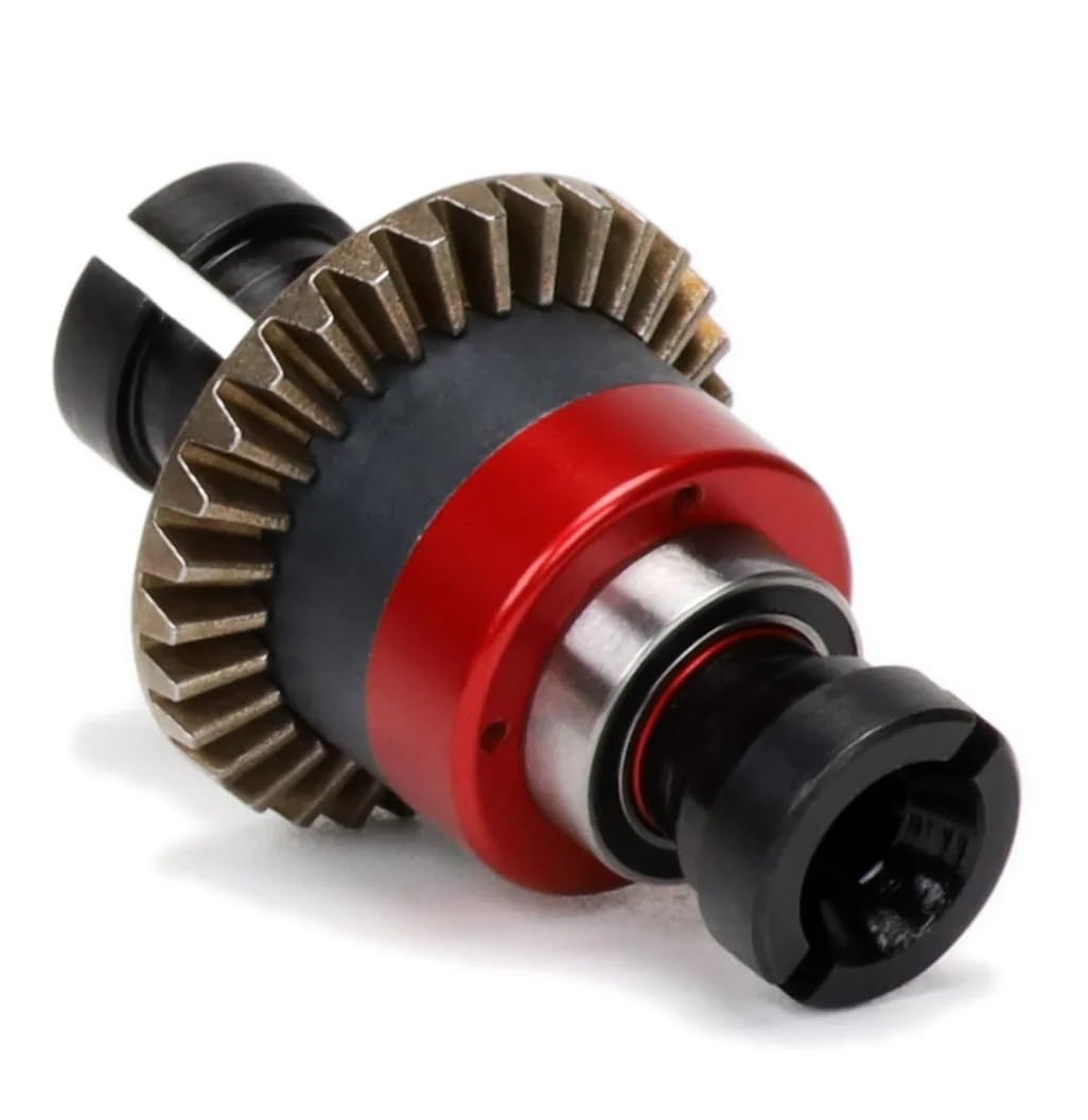 Steel Assembled Differential 30T 0.8Mod GROM for ARRMA 1/18 GRANITE TYPHON 1/14 MOJAVE GROM,Replacement # ARA311177#ARA311177V2 (Red) — image 1