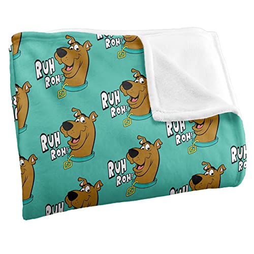SCOOBY DOO! Superweiche Kuscheldecke von Silky Touch, 152 x 127 cm