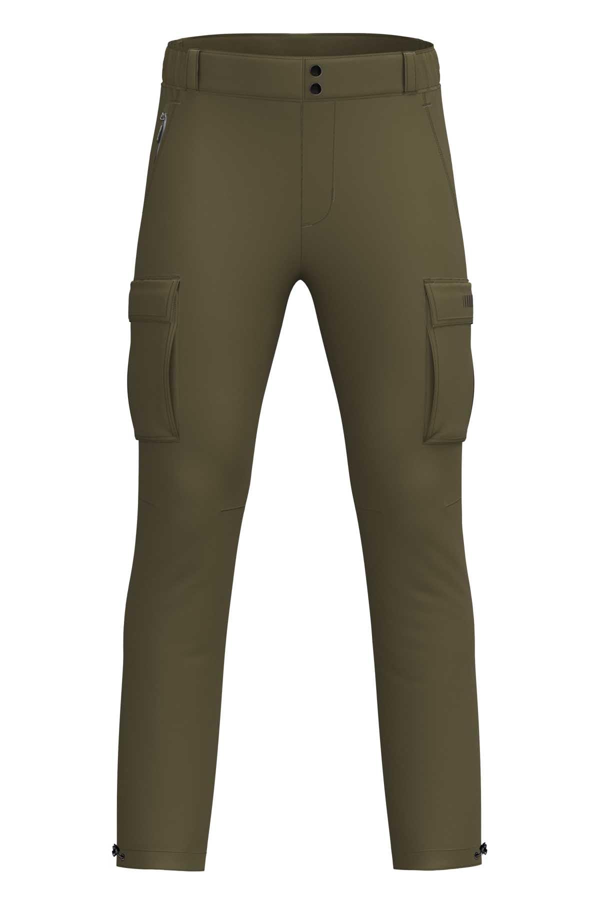 Pantalon de ski noir homme imperméable et respirant style classique RH+